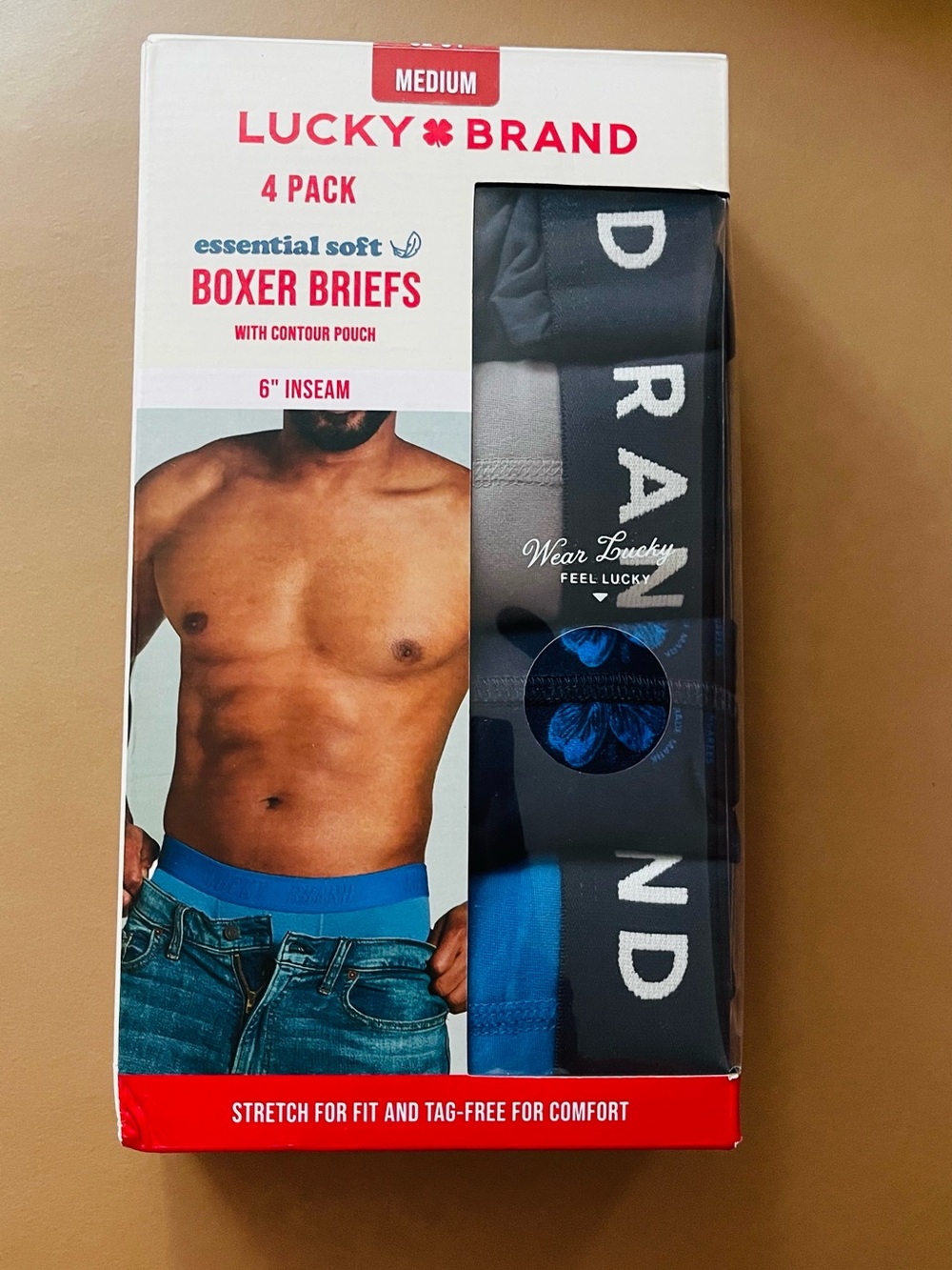 Lucky Brand Essential Soft Boxer Briefs Pack
